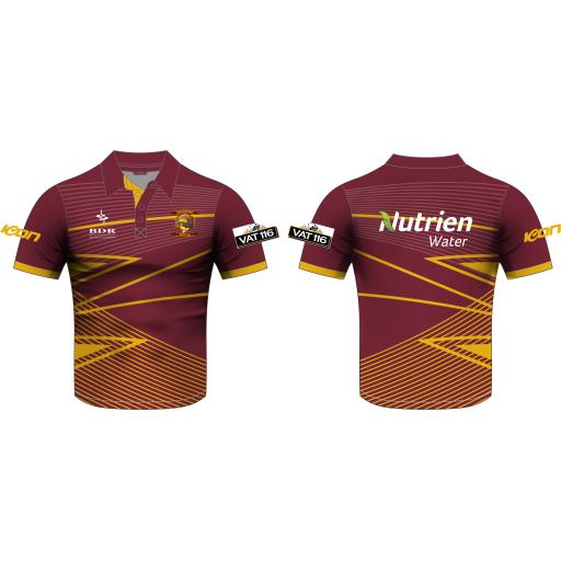 Shoalwater Bay Maroon Playing Top Short Sleeve